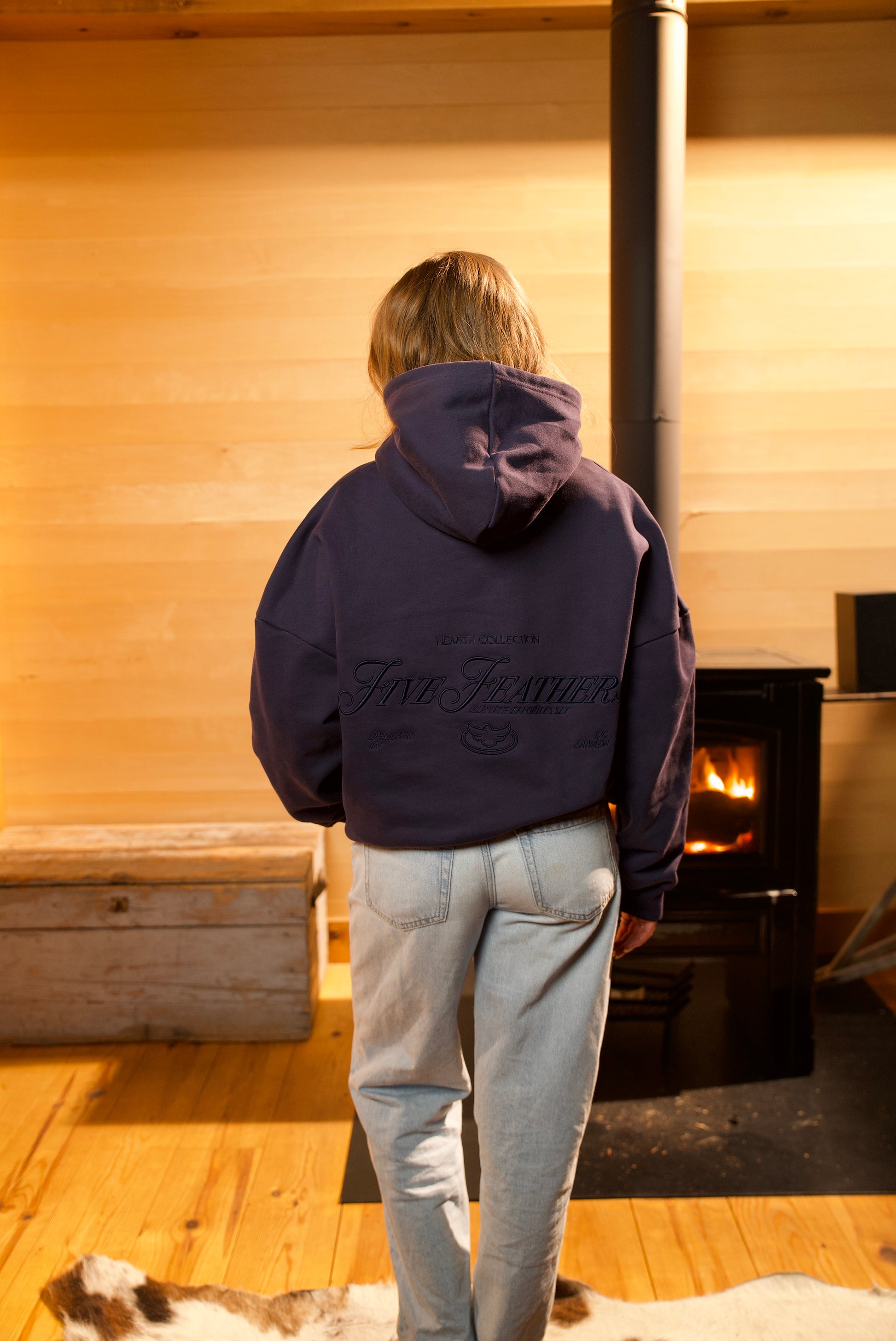 Midnight Blue Hearth Collection Hoodie