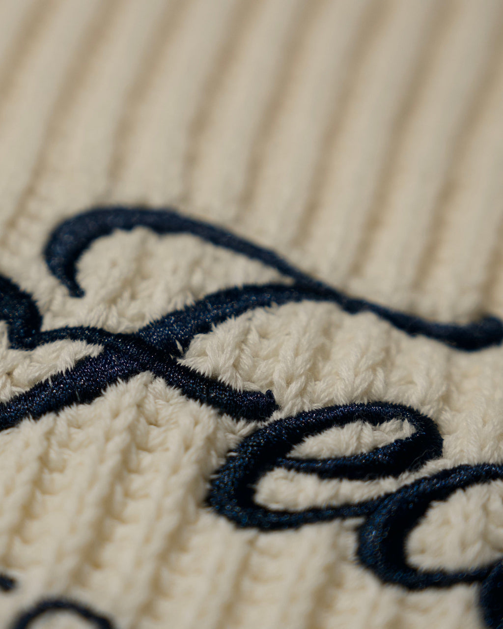 Cream Hearth Collection Knit Sweater