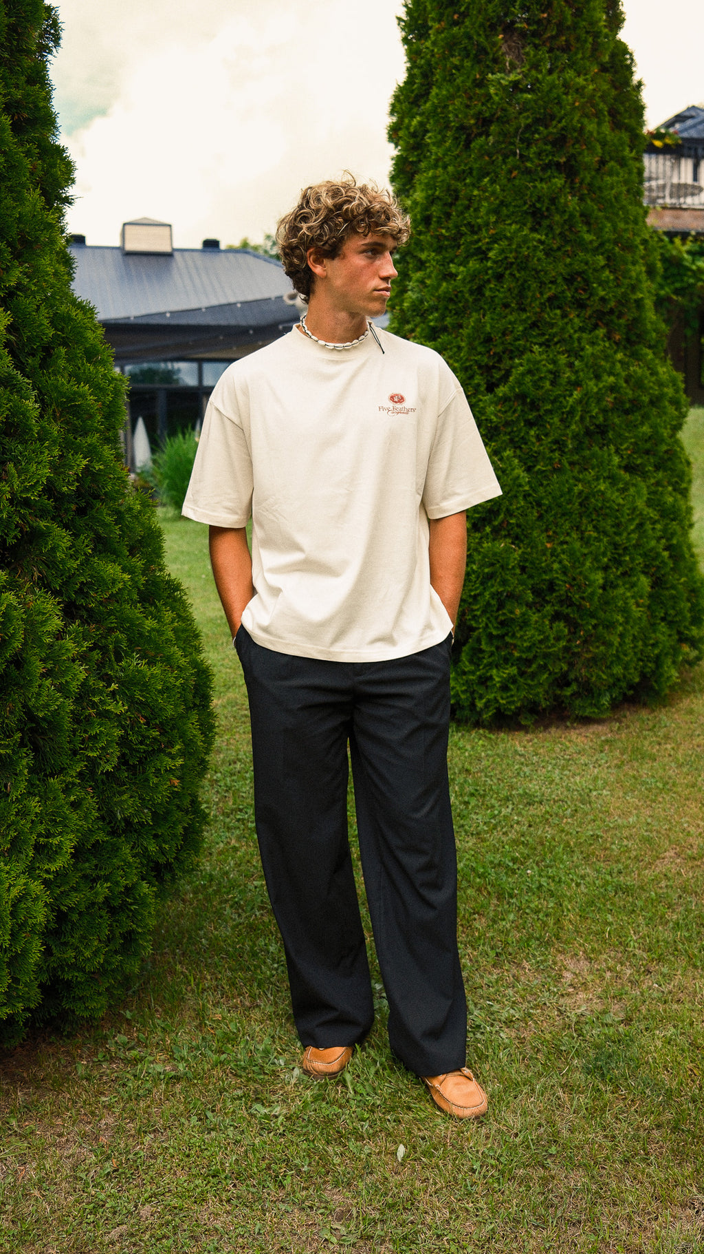 Eggshell White Escapade T-Shirt