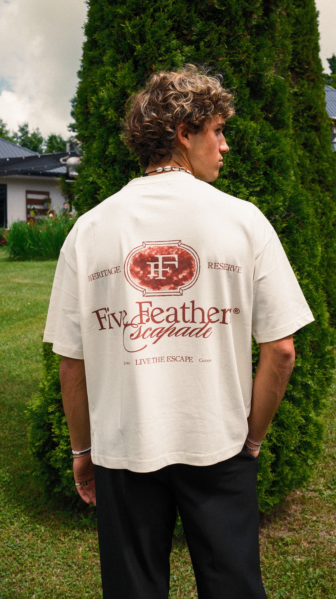 Eggshell White Escapade T-Shirt