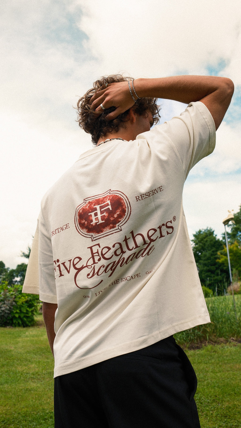 Eggshell White Escapade T-Shirt