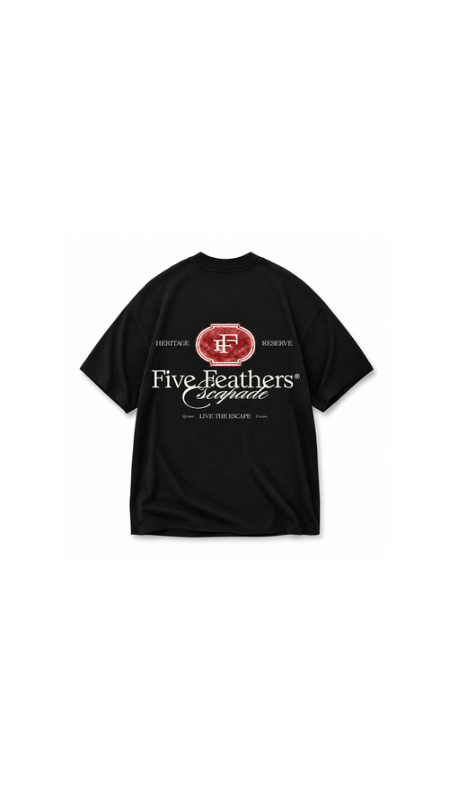 Charcoal Black Escapade T-Shirt