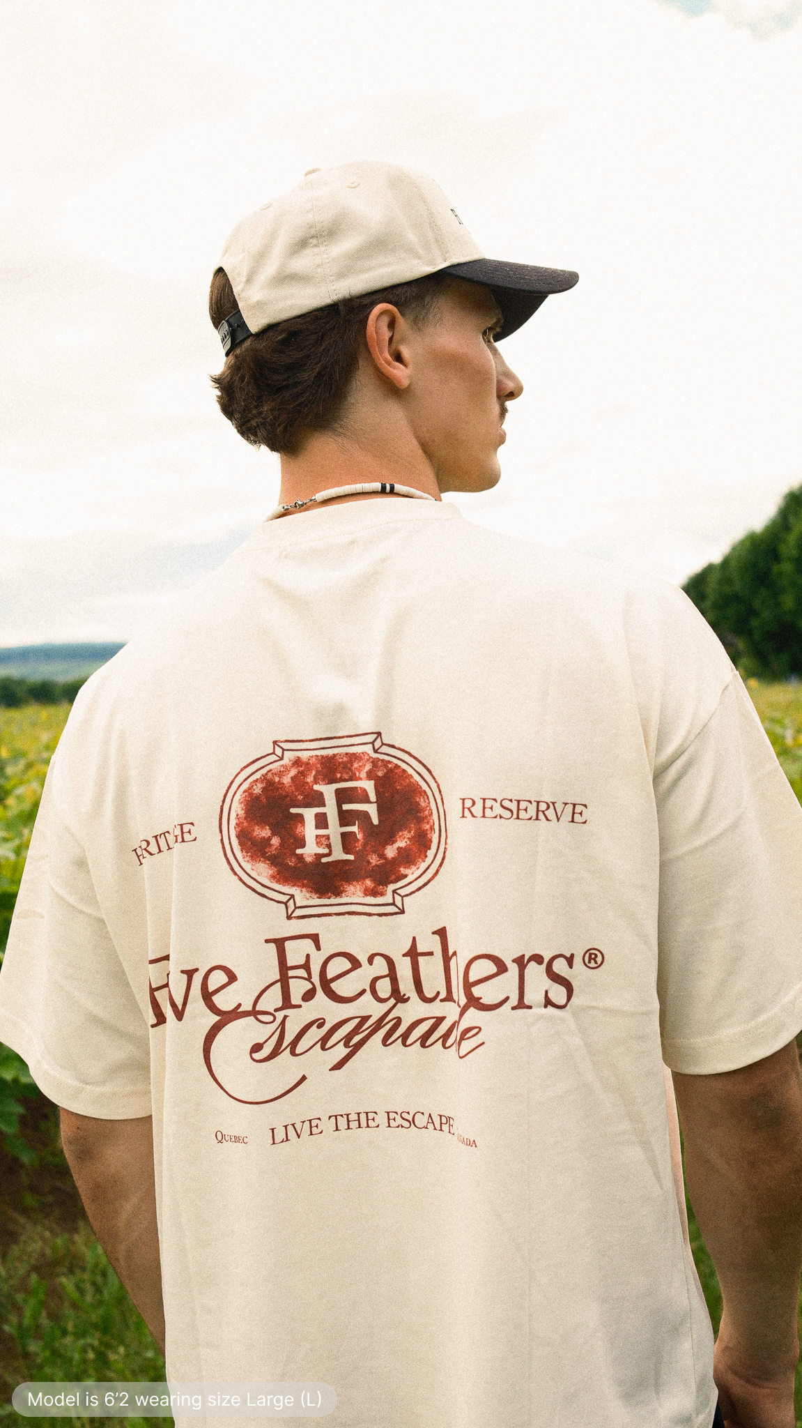 Eggshell White Escapade T-Shirt