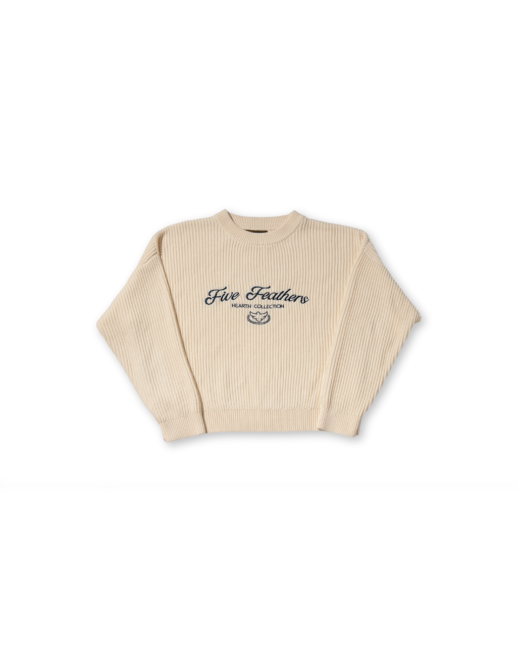 Cream Hearth Collection Knit Sweater