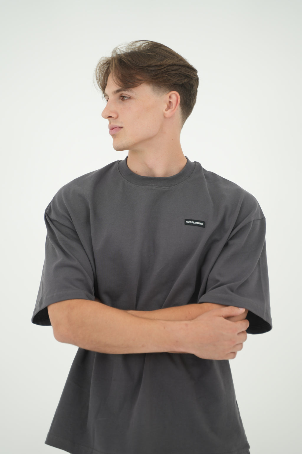 Rising Club Heavyweight T-shirt Gris Charcoal