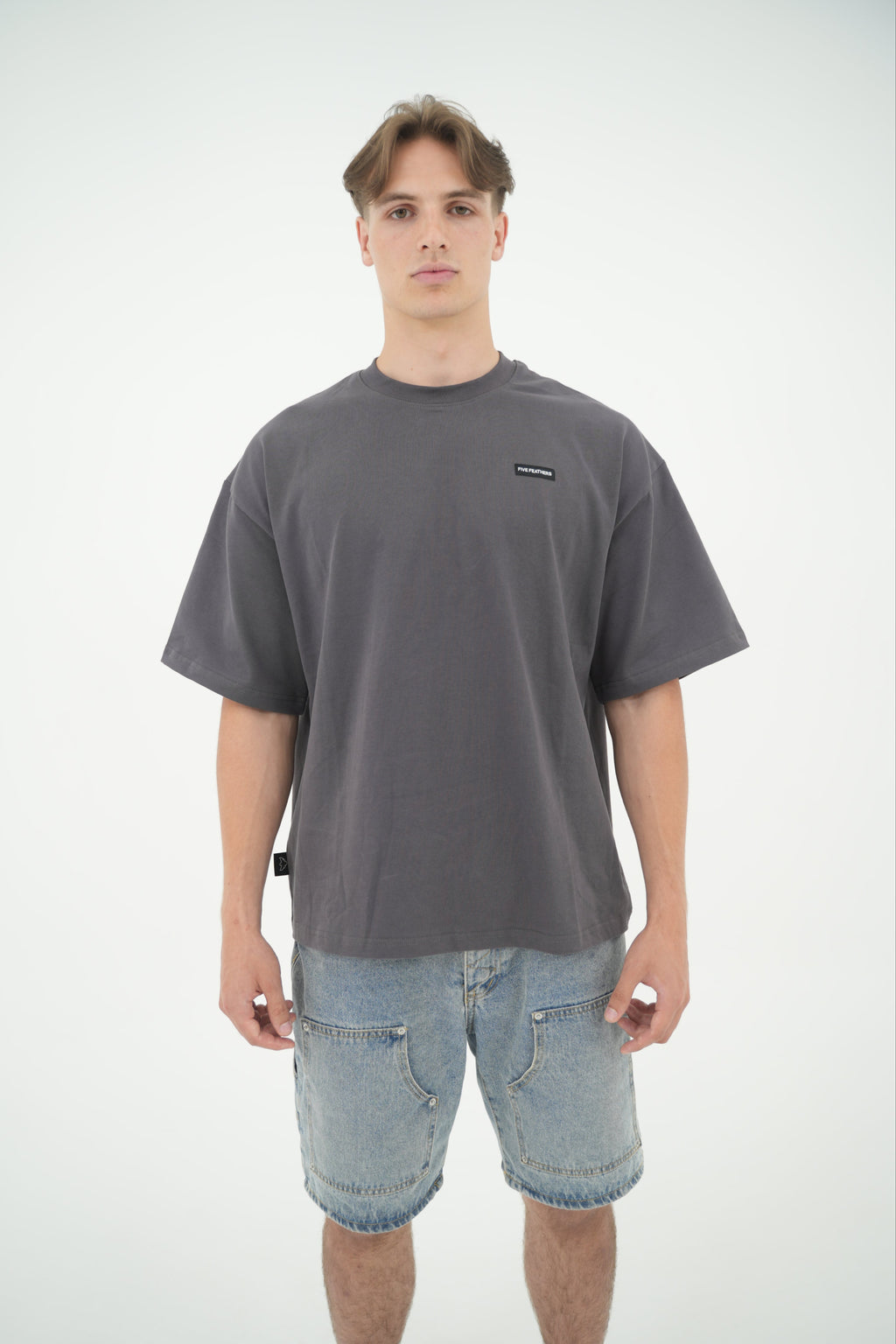 Rising Club Heavyweight T-shirt Gris Charcoal