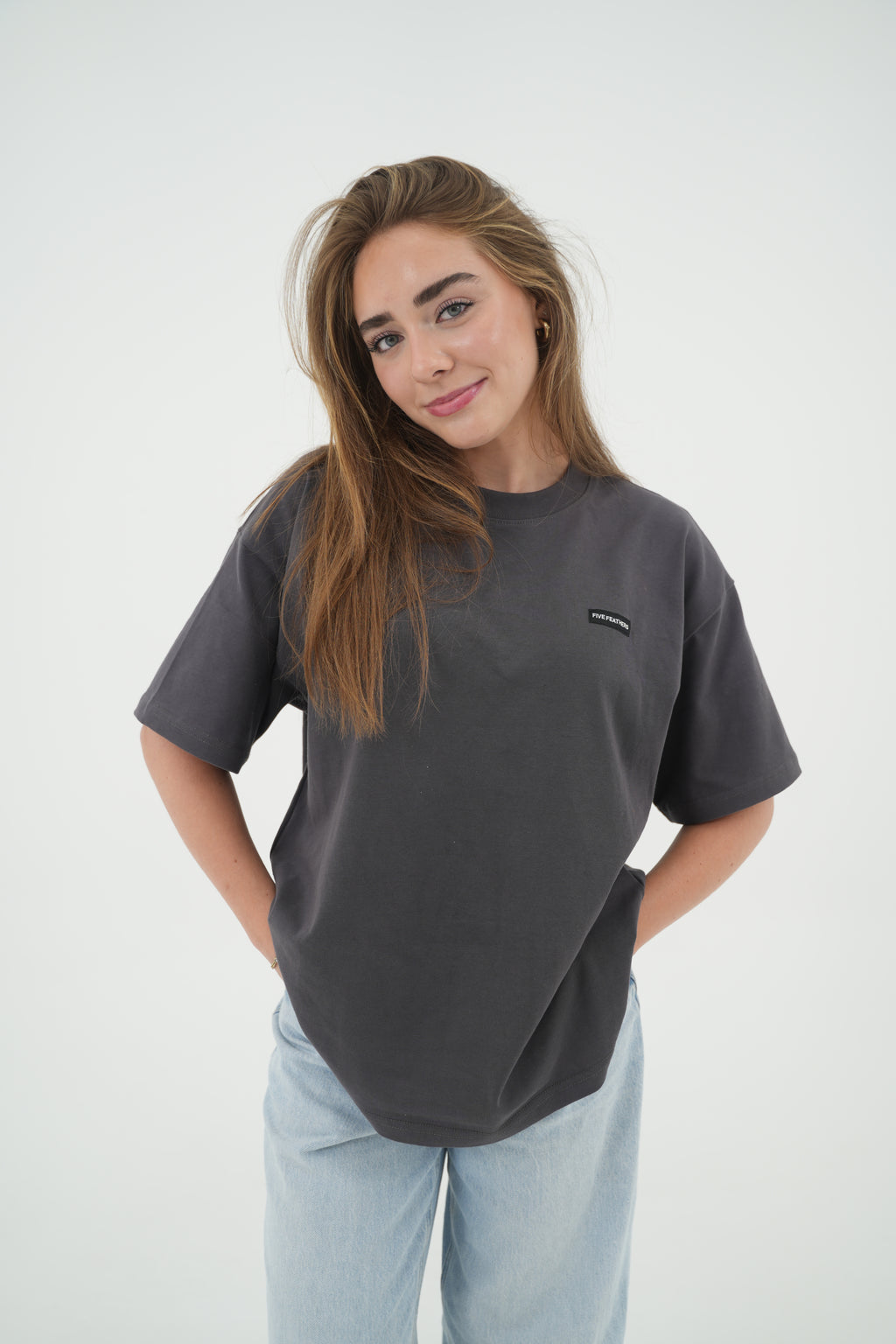 Rising Club Heavyweight T-shirt Gris Charcoal