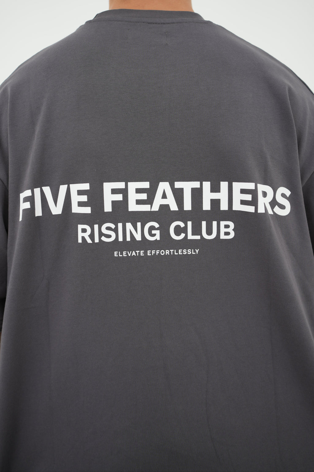 Rising Club Heavyweight T-shirt Gris Charcoal