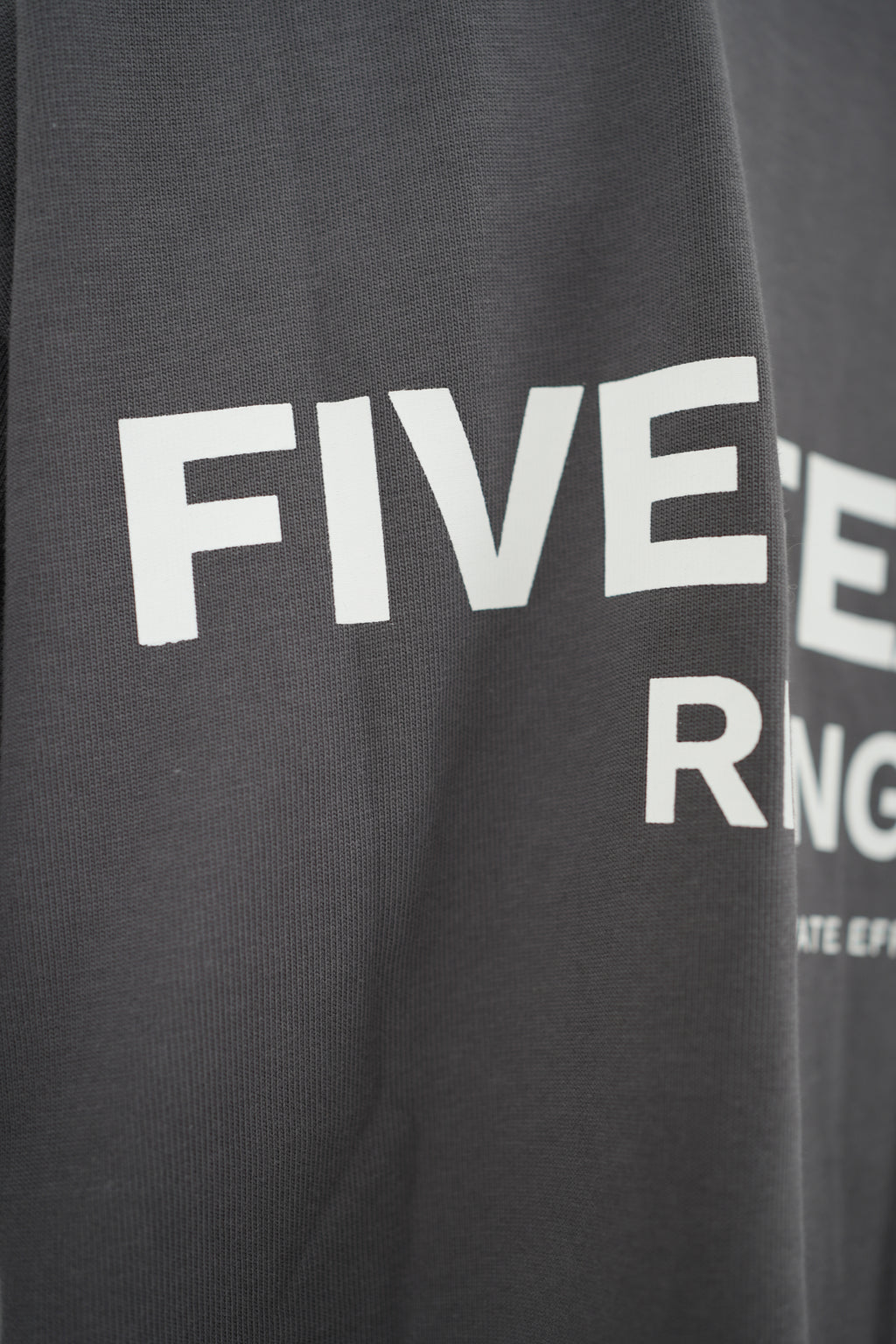 Rising Club Heavyweight T-shirt Gris Charcoal