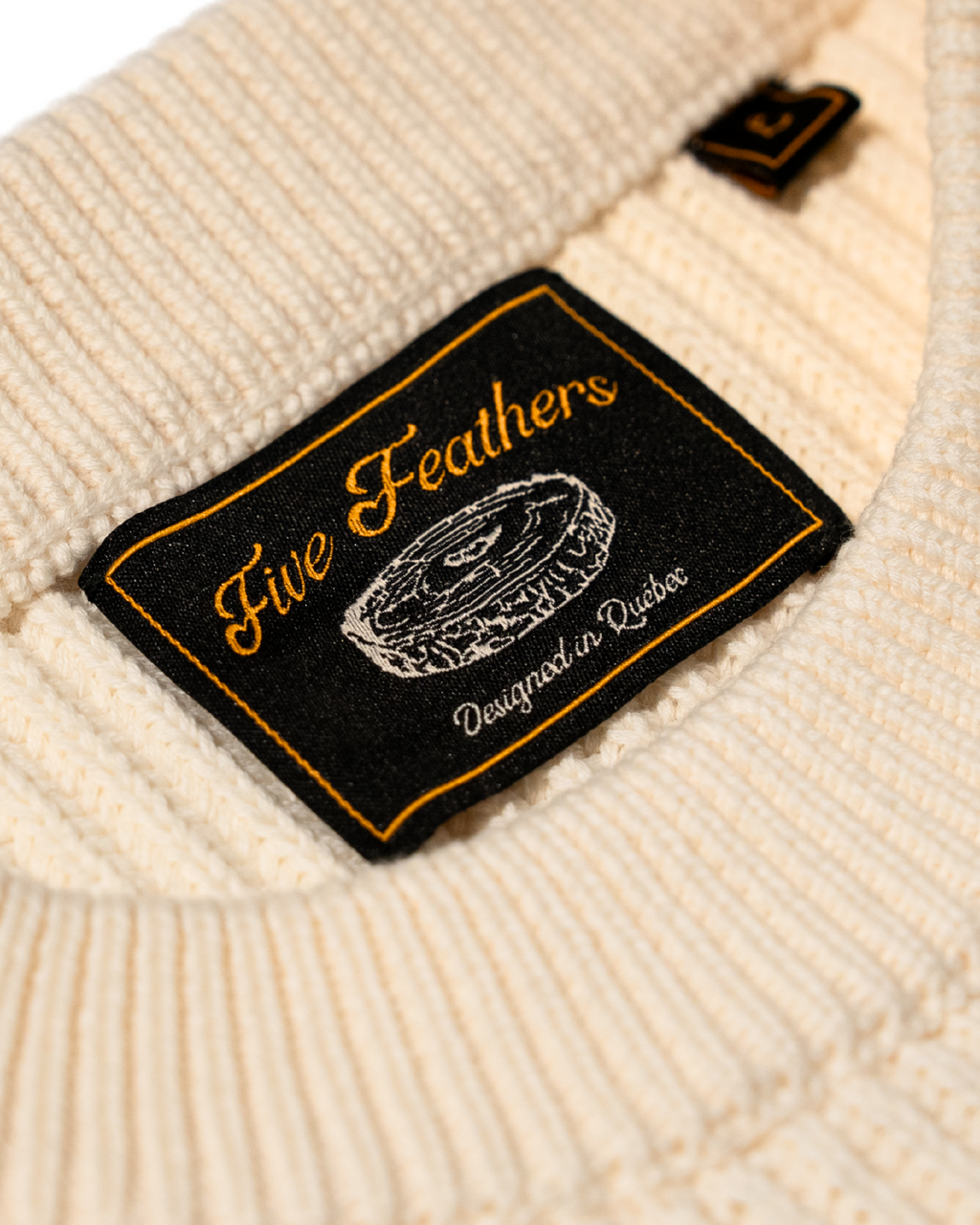 Cream Hearth Collection Knit Sweater